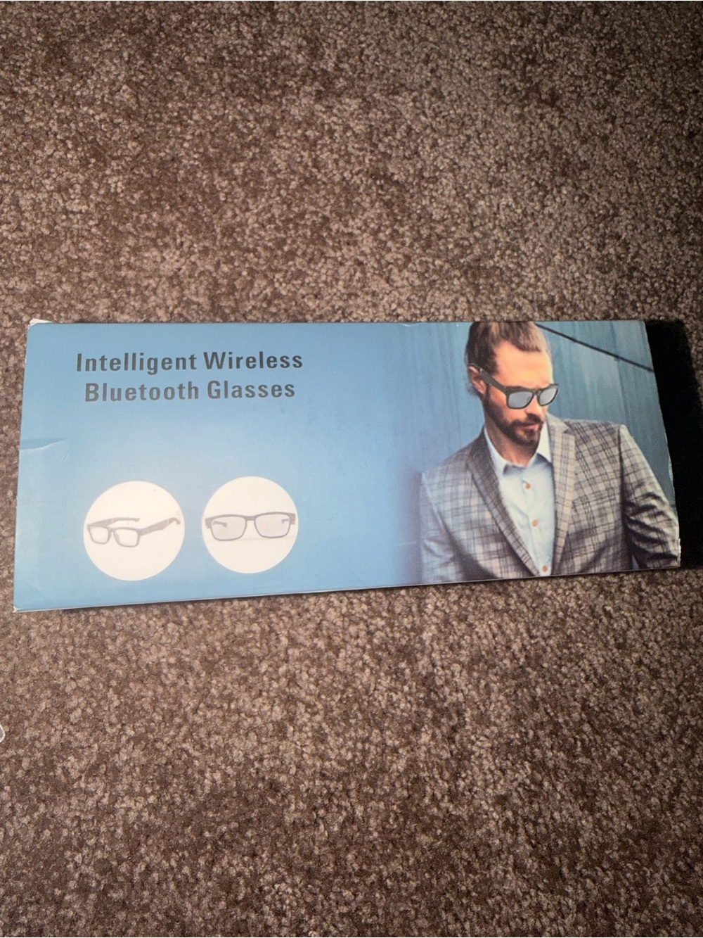 Intelligent Wireless Bluetooth Glasses - Black